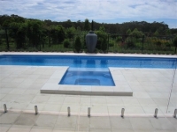 Lap Pool with Spa